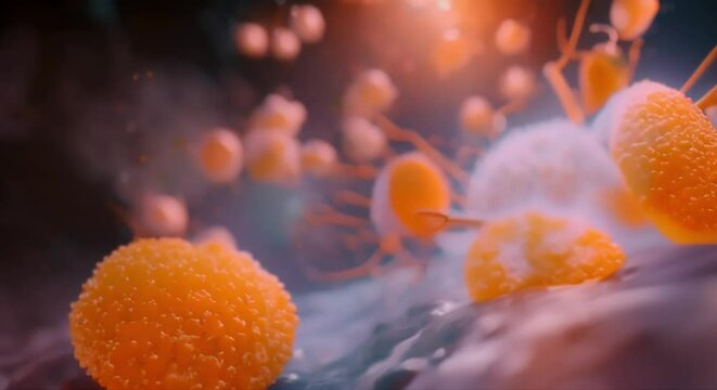 Bacteria (mov) made with Ai generative technology