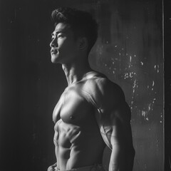 피트니스 모델, 남성 피트니스 모델, 남성 모델, 헬스 모델