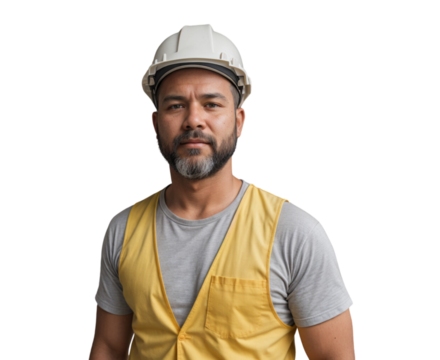 Master of Construction Isolated Expert on Transparent Background