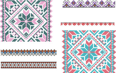 ethnic pattern culture seamless , fabric textile design art