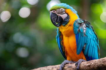 Obraz premium Close-Up Of A Beautiful Parrot