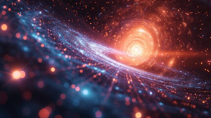 Fototapeta premium Quantum computing technology enabling unprecedented computational power