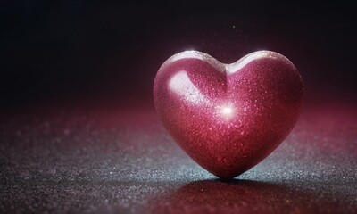 Love Heart shiny glitter background