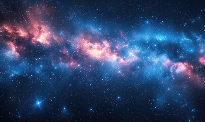 deep space galaxies blue
