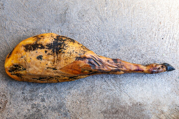 Piece of black leg Iberian ham