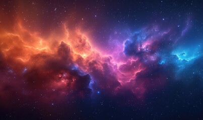 Fototapeta premium Colorful space galaxy cloud nebula. Stary night cosmos. Universe science astronomy. Supernova background wallpaper