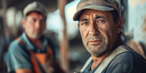 worker working in a factory Generative AI