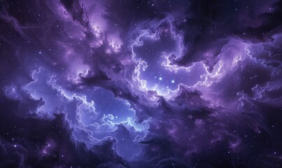 Naklejka na ściany i meble Photo galaxy starfield gas nebula quasars supernova