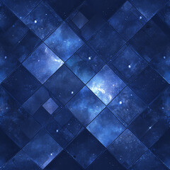 universe, stars night sky as background on a seamless tile, ai generated