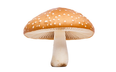 Cooking with Fresh Mushrooms Isolated on Transparent Background PNG.