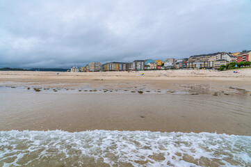 A Rapadoira beach in Foz, Galicia, Spain