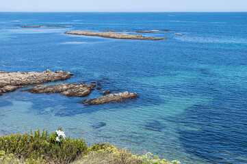 Rugged coast in Galicia, Spain