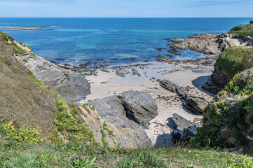 Rugged coast in Galicia, Spain