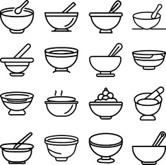 Soup's on! Vector bowl brings warmth to your design.