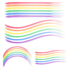 Lgbt colorful elements