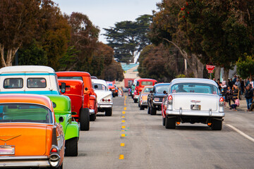Classic and Hot Rod Car Show in Morro Bay California in May of 2023, the 