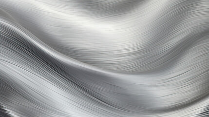 Brushed Silver Steel Texture Background Ai Generative