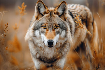 Naklejka na ściany i meble Fox Portrait Wildlife Serene Nature