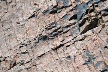 Fototapeta premium View of the surface in the rock