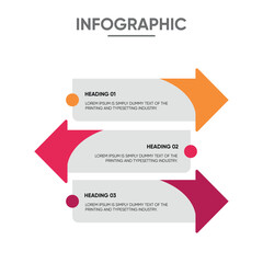 Vector flat timeline professional steps infographic