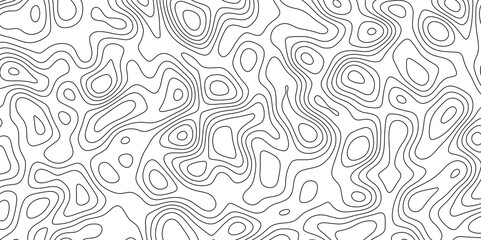 Abstract white topography vector background. Topographic map. Geographic mountain relief. counter map wavy line paper textrue. grid curve line abstract vector illustration