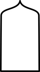 islamic window frame