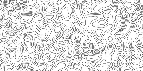 Abstract white topography vector background. Topographic map. Geographic mountain relief. counter map wavy line paper textrue. grid curve line abstract vector illustration