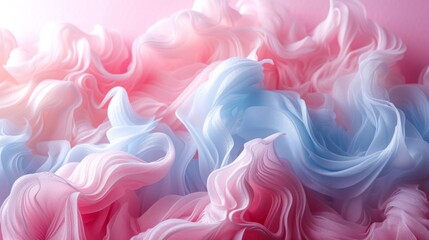 Whimsical Cotton Candy Texture