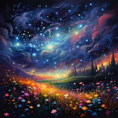 Obraz premium magic of space