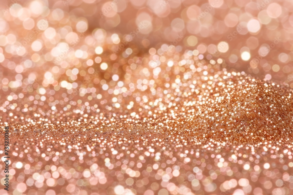 Poster a detailed view of a shiny gold glitter background, capturing the sparkling effect and texture.