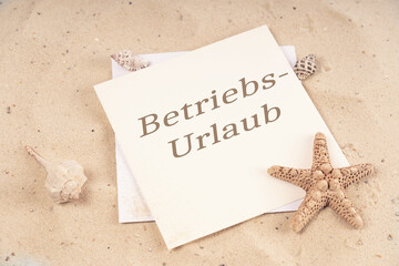 Betriebsurlaub - 733230362