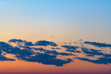 Beautiful morning sky, natural design element 