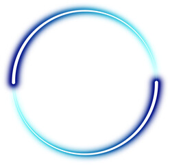 Glowing Circle Gradient Neon © SineDigitalDesigns