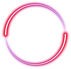 Glowing Circle Gradient Neon