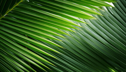 Palm leaf closeup