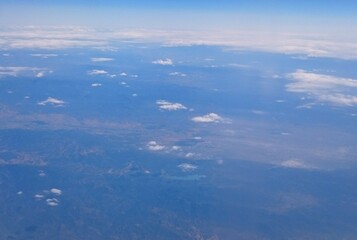 Aerial view of island