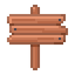 pixel illustration of a wood planks