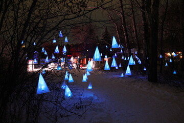 Lights In The Park, Silver Skate Festival, Sir Wilfrid Laurier Park, Edmonton, Alberta