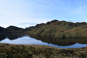 Fototapeta na wymiar High Andean lake. landscape Ecuador