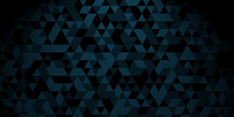 Vector dark blue minimal chain rough triangular low polygon backdrop background. Abstract geometric pattern gray and white Polygon Mosaic triangle Background, business and corporate background.