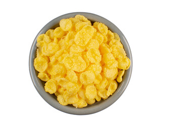 Cornflakes. Isolate on a white background.