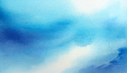 Fototapeta na wymiar Generated image of blue watercolor gradient