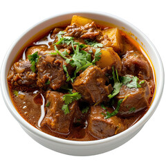 Mutton Beef Curry Isolated