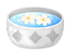 Songkran festival bowl