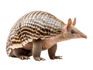 Armadillo, isolated on a transparent or white background