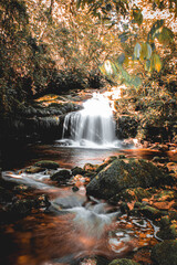 Fototapeta na wymiar Waterfall in the forest - cachoeira