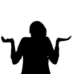 silhouette of a person