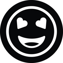 Face, grin, hearts icon 3