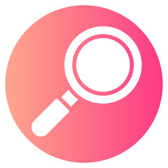 magnifier gradient icon