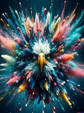 Colourful Eagle